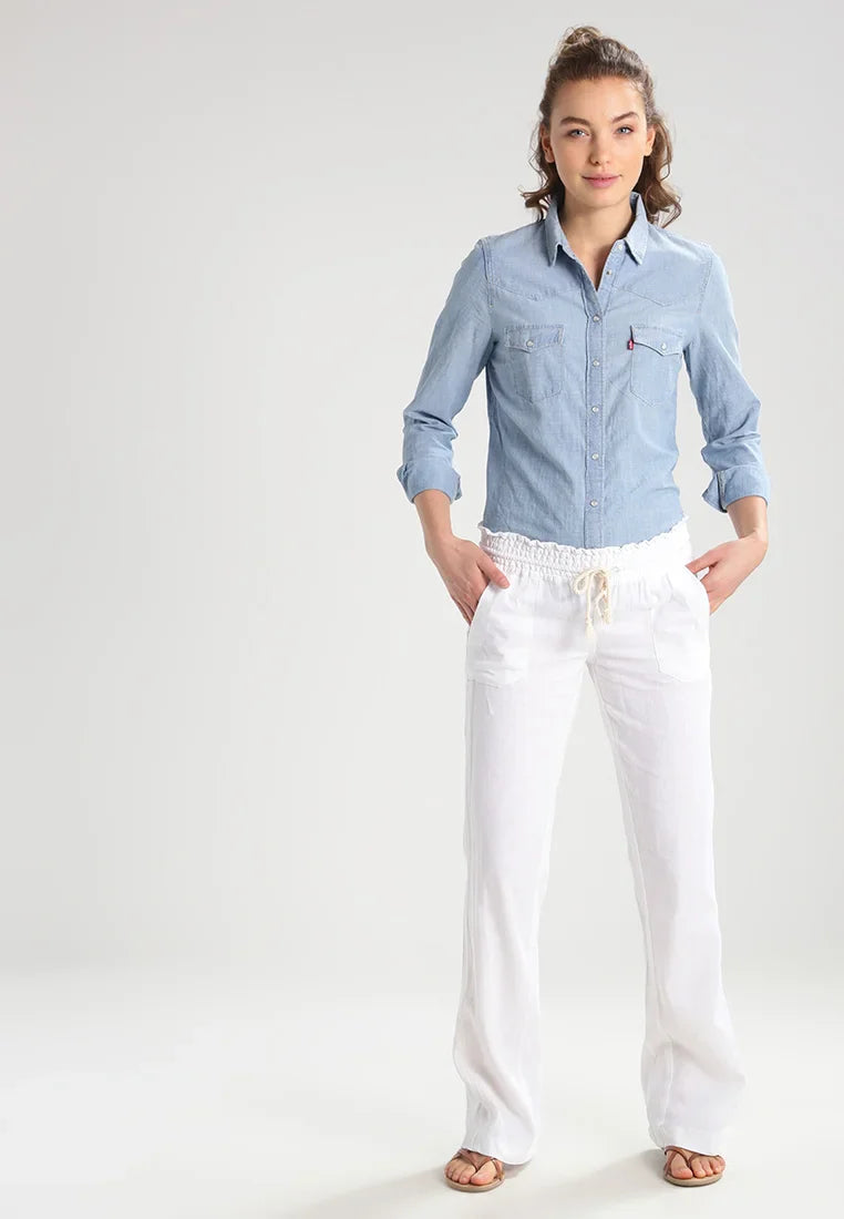 Louwen - Pantalones de lino Cindy
