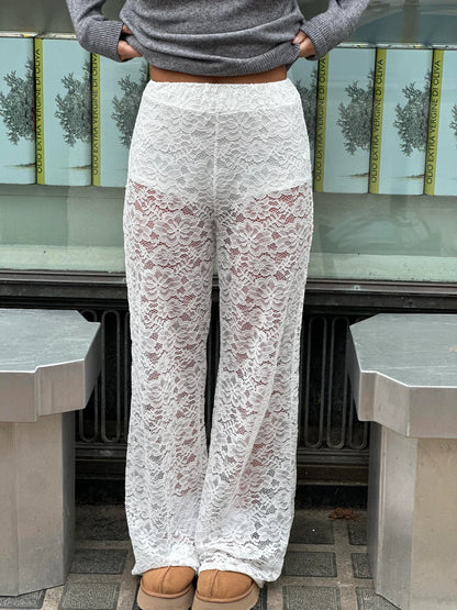 Louwen - Pantalon En Dentelle Eléa