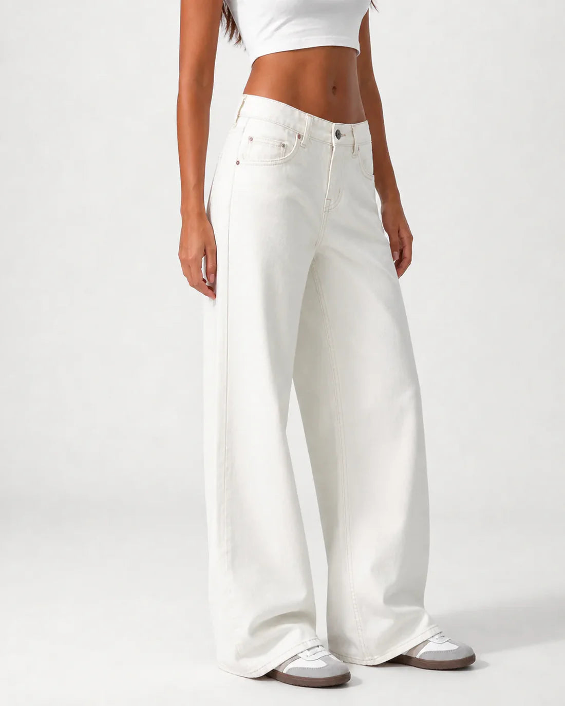 Louwen - Jeans Blanc Florence