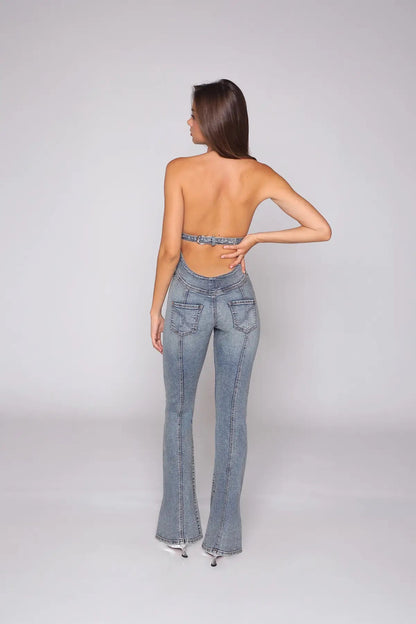 Louwen - Manon Denim Jumpsuit